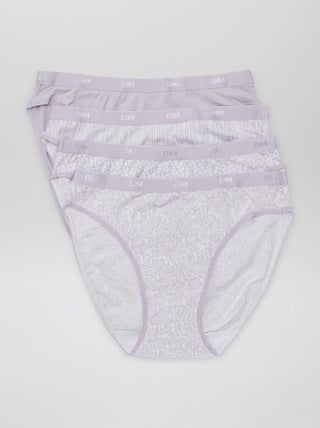 Lote de 4 cuecas com estampado 'DIM'