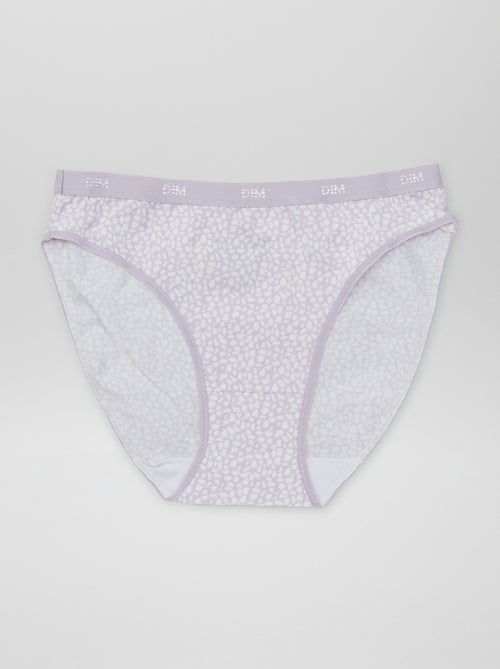 Lote de 4 cuecas com estampado 'DIM' - Kiabi