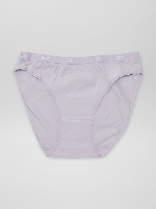 Lote de 4 cuecas com estampado 'DIM' - Kiabi