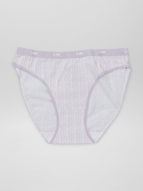 Lote de 4 cuecas com estampado 'DIM' - Kiabi