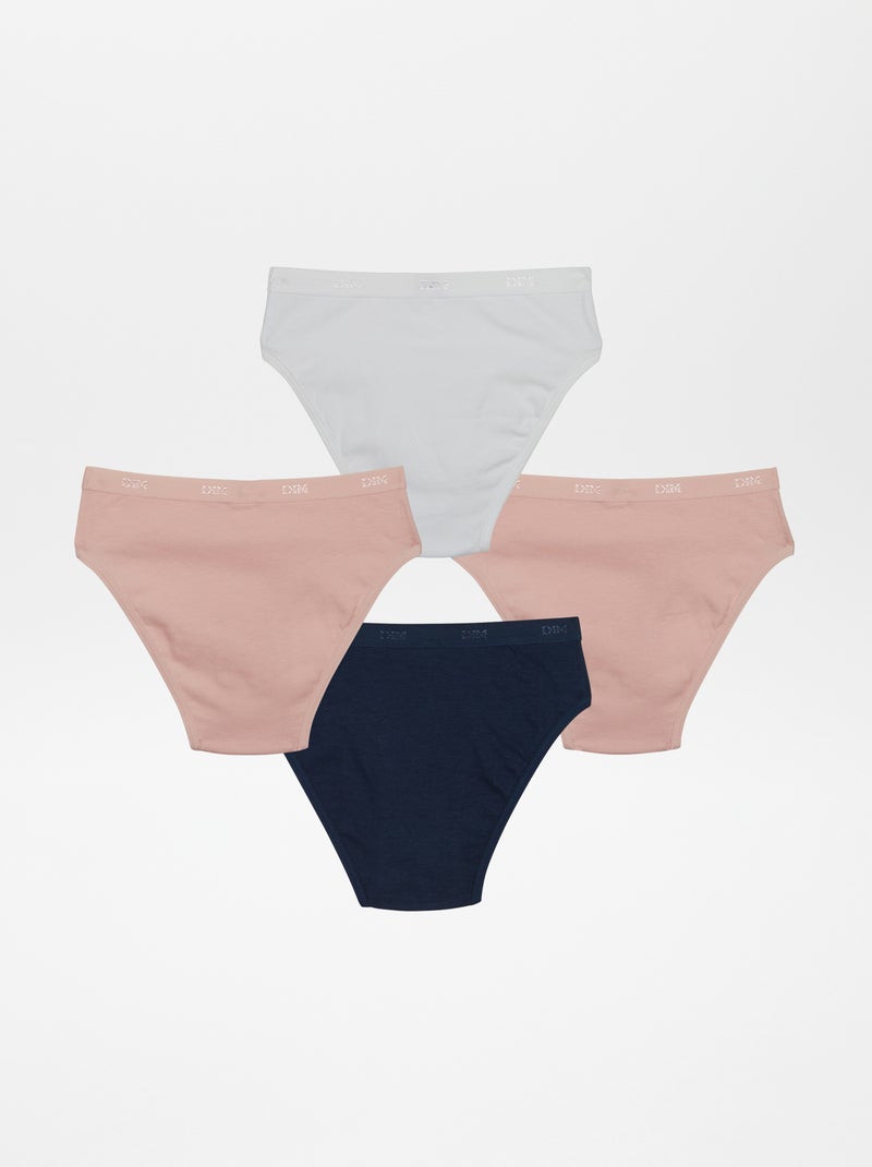 Lote de 4 cuecas 'DIM' ROSA - Kiabi