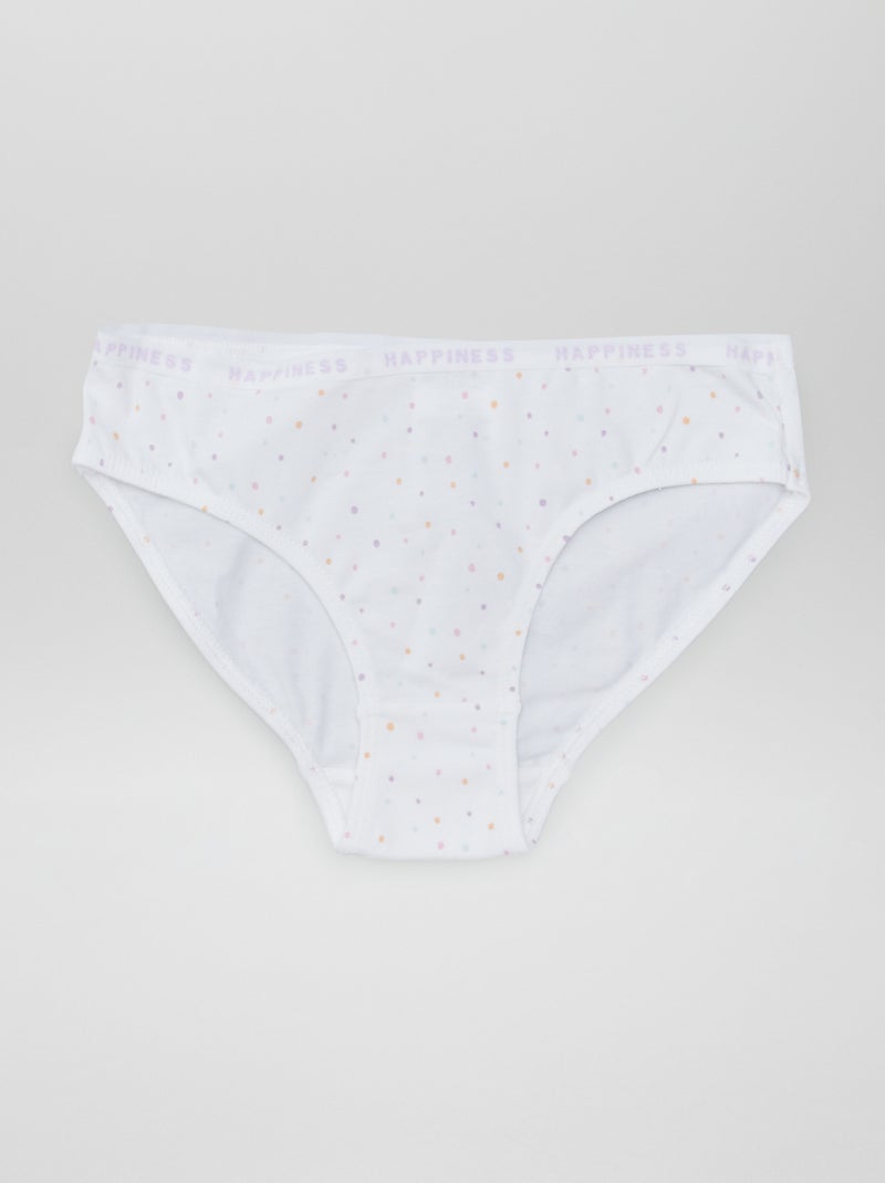 Lote de 4 cuecas estampadas AZUL - Kiabi