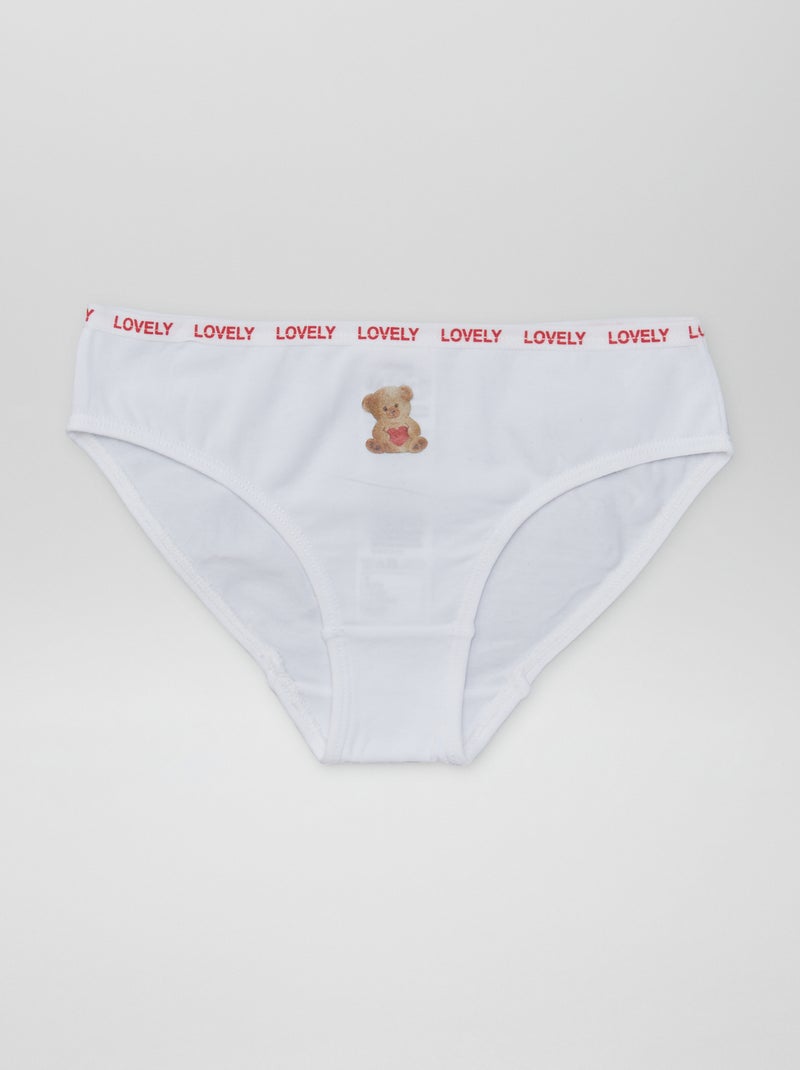 Lote de 4 cuecas estampadas AZUL - Kiabi