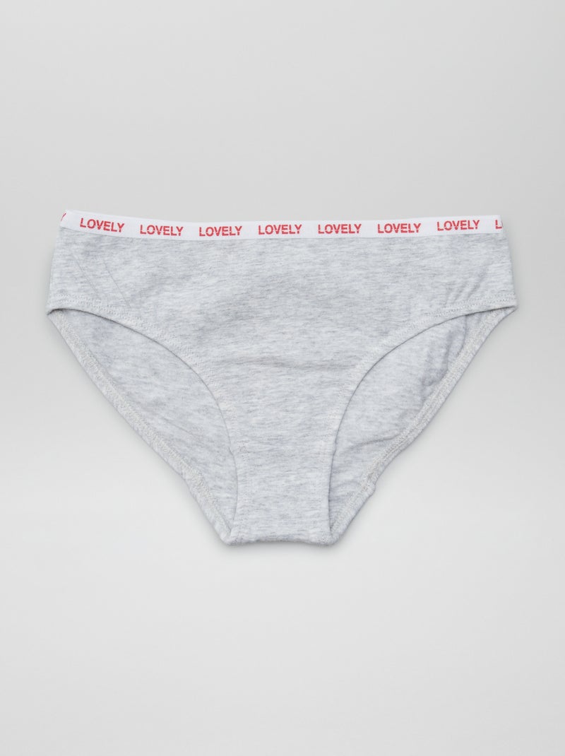 Lote de 4 cuecas estampadas AZUL - Kiabi