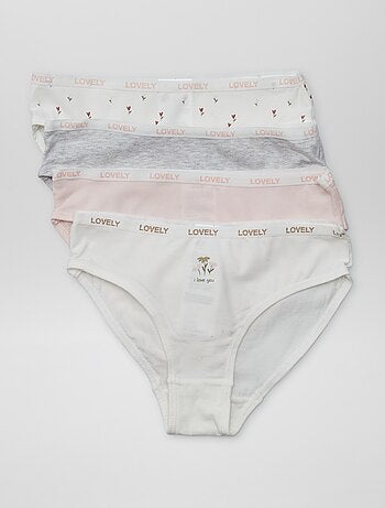 Lote de 4 cuecas estampadas