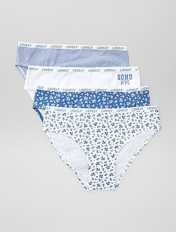 Lote de 4 cuecas estampadas