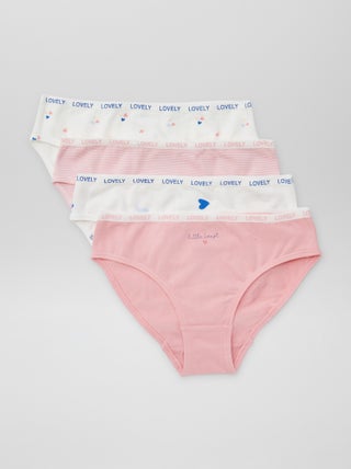 Lote de 4 cuecas estampadas