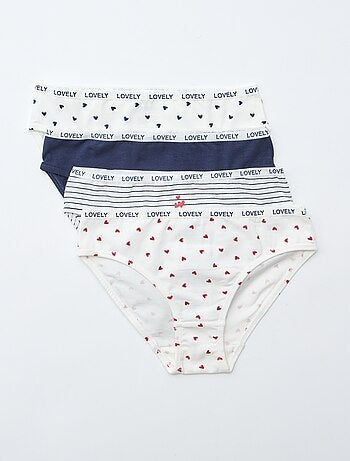 Pack de 4 cuecas estampadas