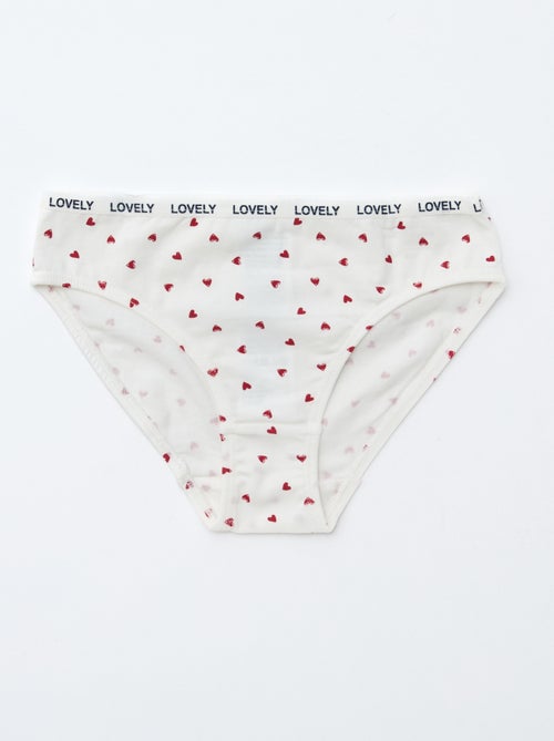 Lote de 4 cuecas estampadas - Kiabi