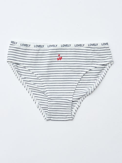 Lote de 4 cuecas estampadas - Kiabi