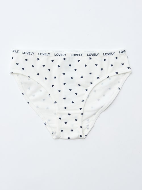 Lote de 4 cuecas estampadas - Kiabi