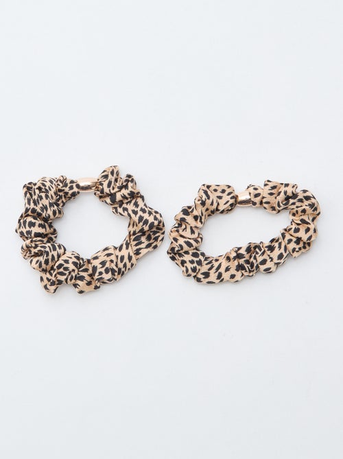 Lote de 4 elásticos de cabelo - Kiabi