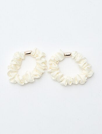 Lote de 4 elásticos de cabelo