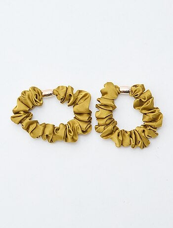 Lote de 4 elásticos de cabelo