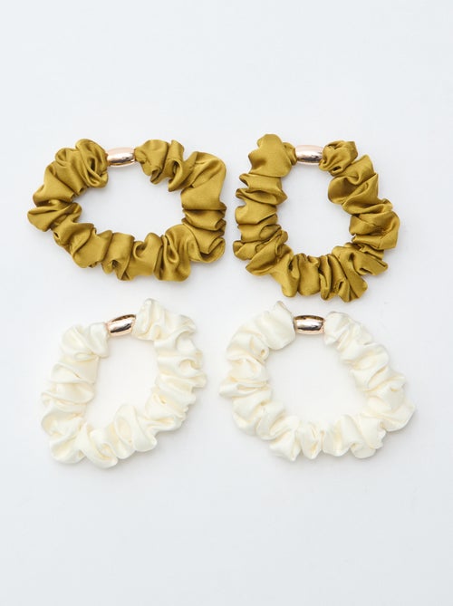 Lote de 4 elásticos de cabelo - Kiabi