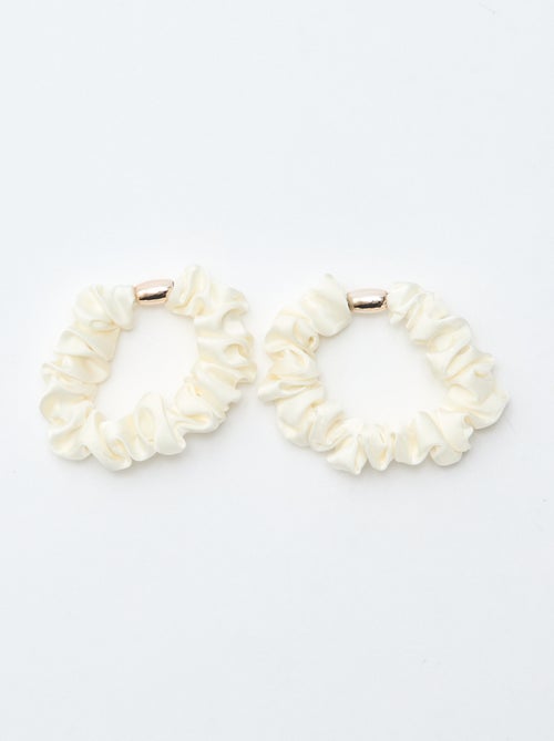 Lote de 4 elásticos de cabelo - Kiabi