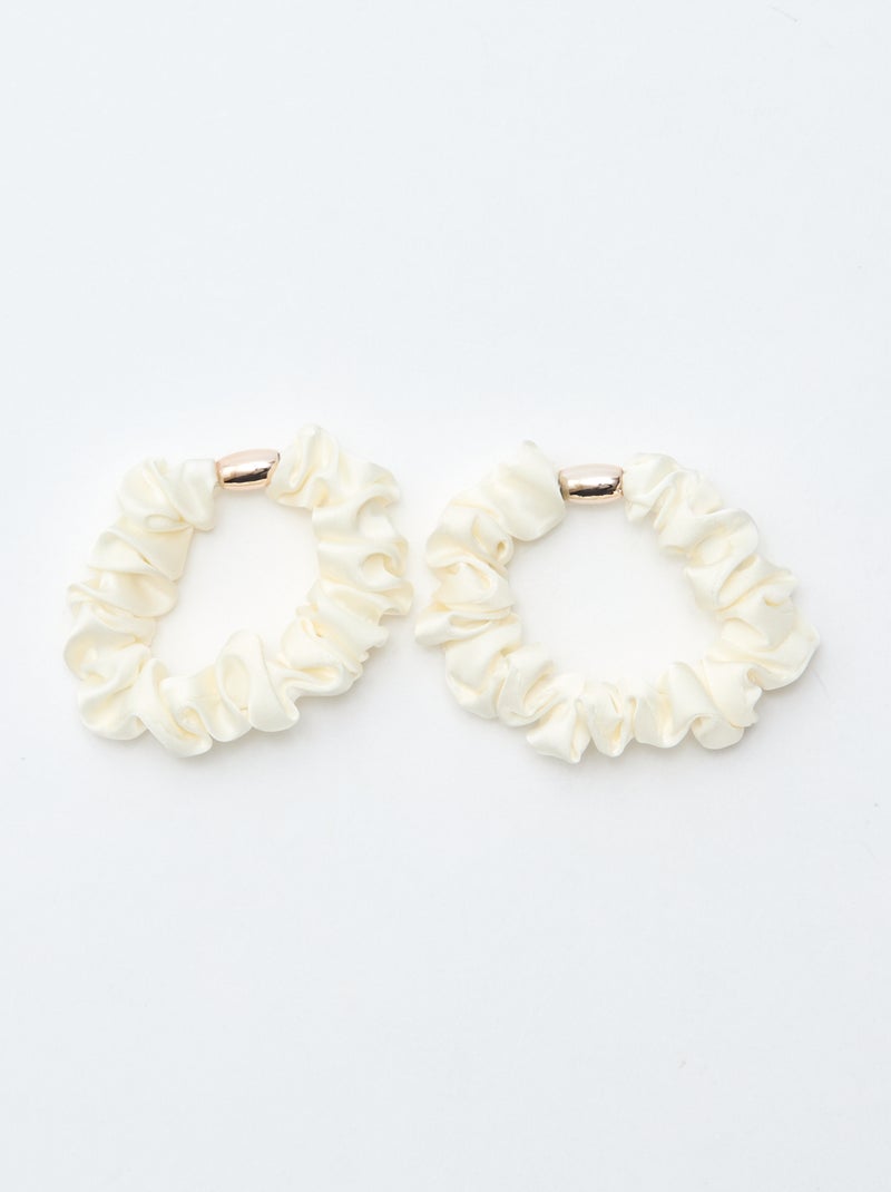 Lote de 4 elásticos de cabelo Verde - Kiabi