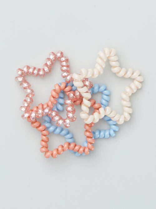 Lote de 4 elásticos em forma de 'estrelas' - Kiabi