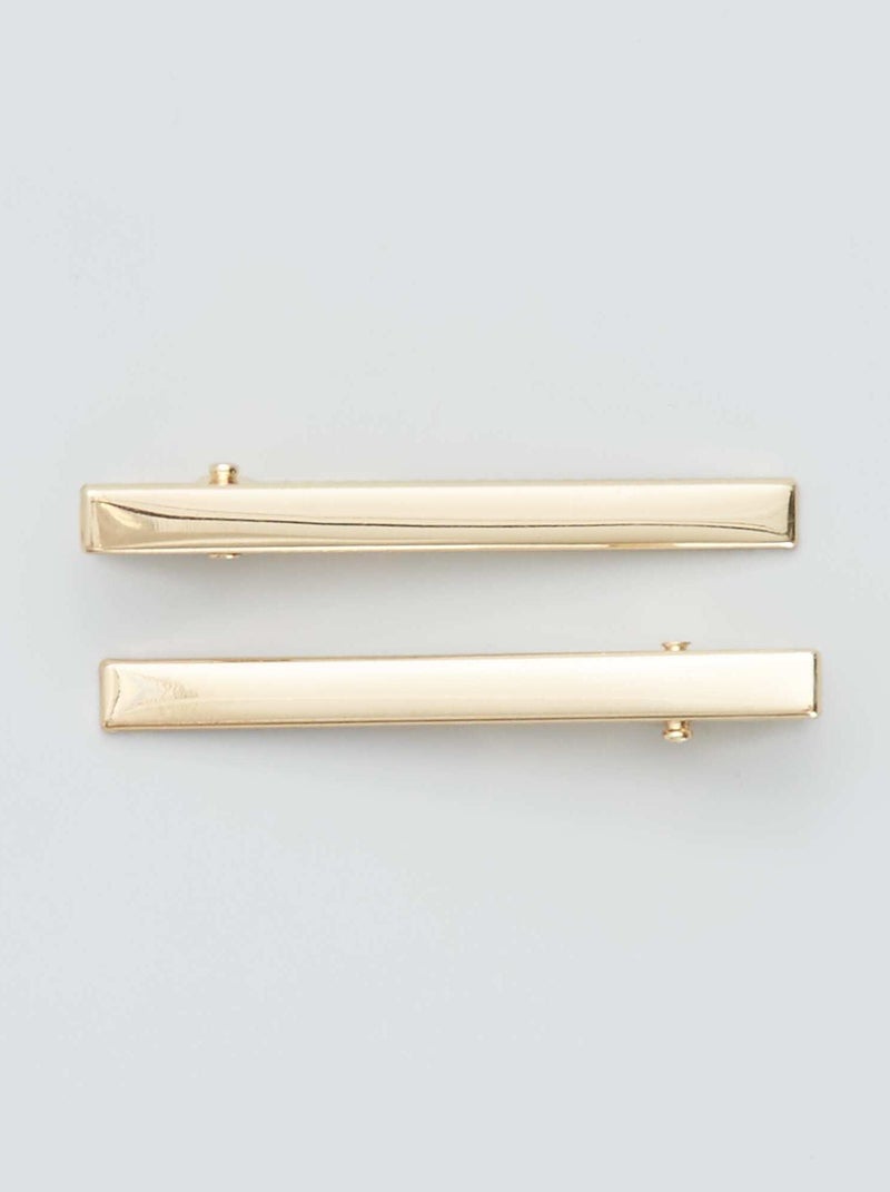 Lote de 4 ganchos crocodilos BEGE - Kiabi