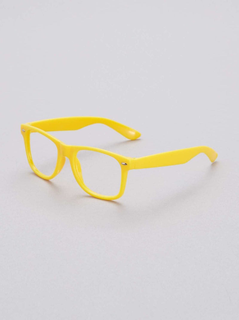 Lote de 4 óculos fluorescentes sem vidros Multicor - Kiabi