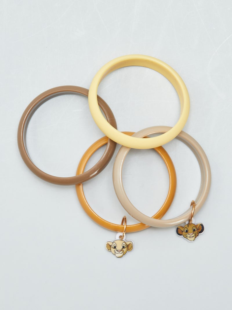 Lote de 4 pulseiras 'Disney' CASTANHO - Kiabi