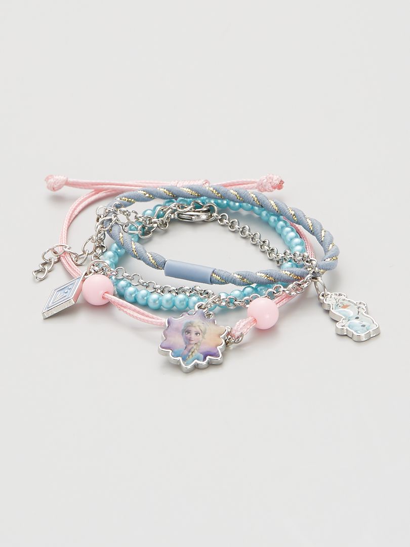 Lote De Pulseiras Frozen Bege Kiabi