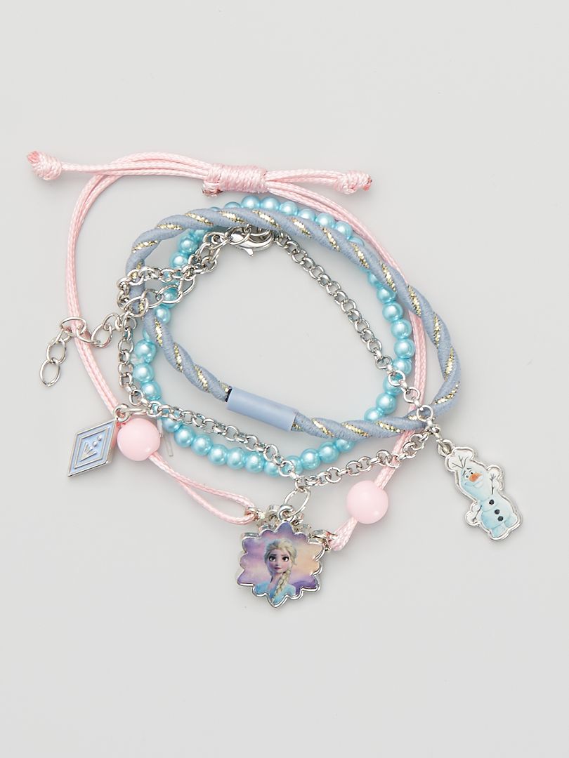 Lote De Pulseiras Frozen Bege Kiabi