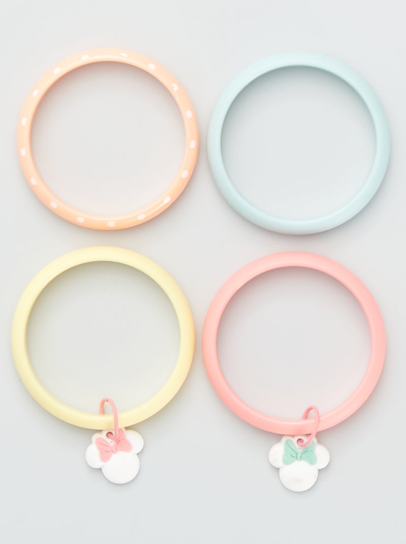 Lote de 4 pulseiras 'Minnie Mouse' Multicor - Kiabi