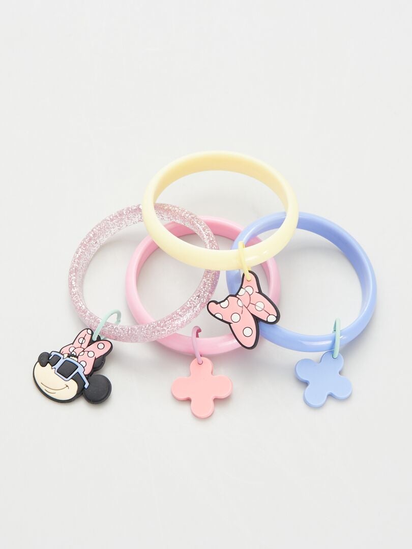 Lote de 4 pulseiras 'Minnie' Multicor - Kiabi
