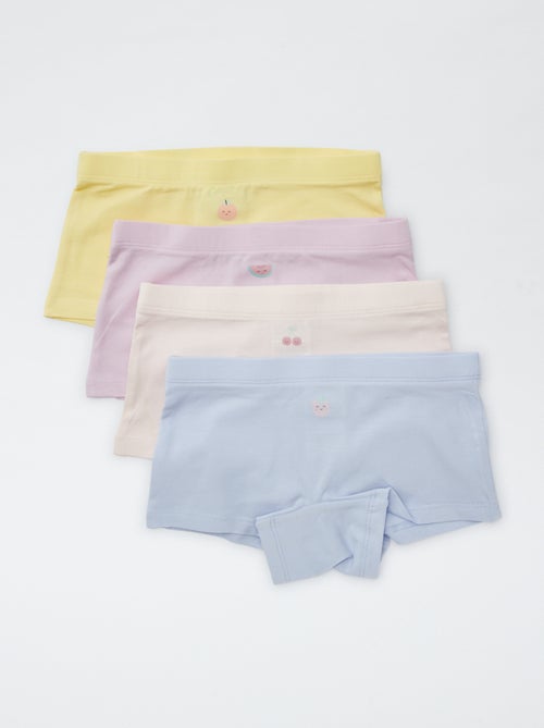Lote de 4 shorties estampados 'fruto' - Kiabi