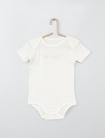 Lote de 5 babygros - Kiabi