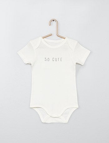 Lote de 5 babygros - Kiabi