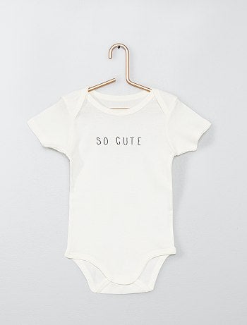 Lote de 5 babygros - Kiabi