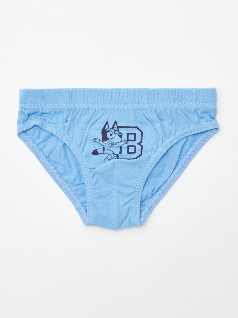 Lote de 5 cuecas 'Bluey' Azul - Kiabi