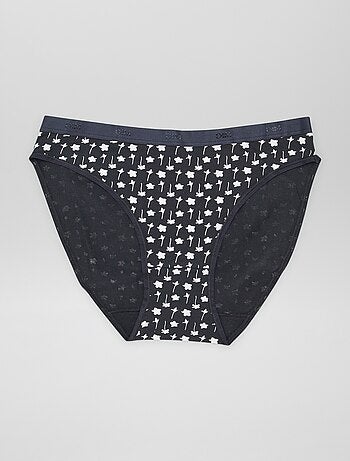 Lote de 5 cuecas 'DIM' em algodão elástico