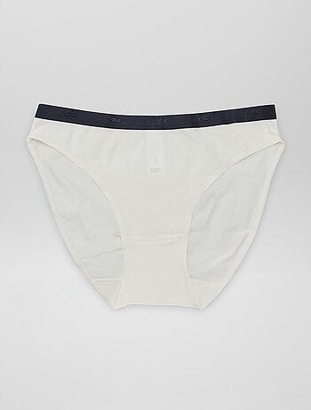 Lote de 5 cuecas 'DIM' em algodão elástico