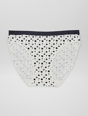 Lote de 5 cuecas 'DIM' em algodão elástico