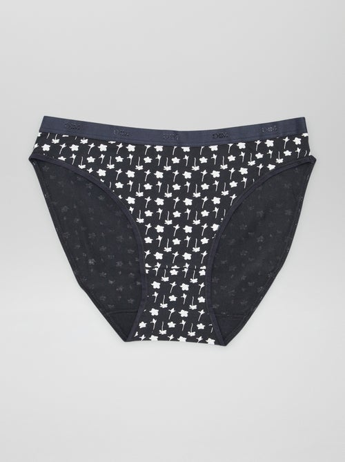 Lote de 5 cuecas 'DIM' em algodão elástico - Kiabi