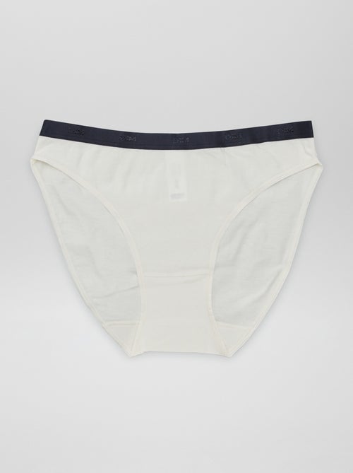 Lote de 5 cuecas 'DIM' em algodão elástico - Kiabi