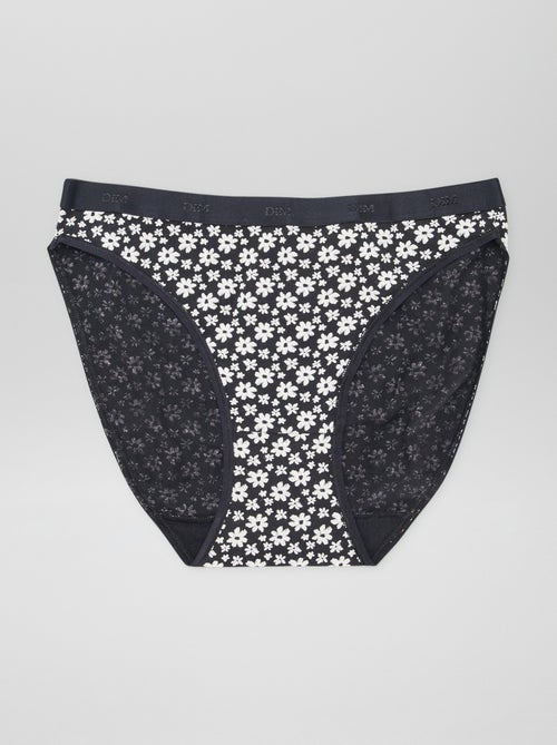 Lote de 5 cuecas 'DIM' em algodão elástico - Kiabi