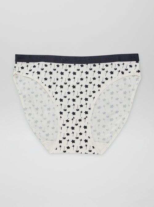 Lote de 5 cuecas 'DIM' em algodão elástico - Kiabi