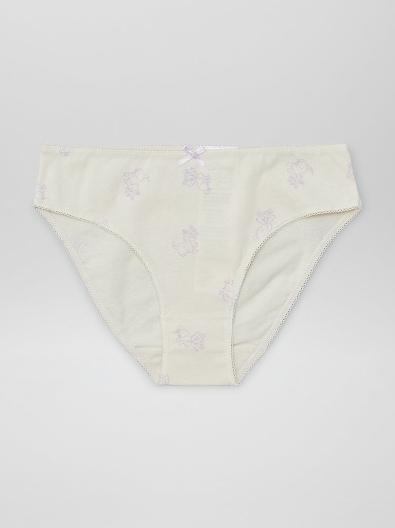 Lote de 5 cuecas 'Disney' VIOLETA - Kiabi