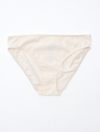 Lote de 5 cuecas em algodão lisas