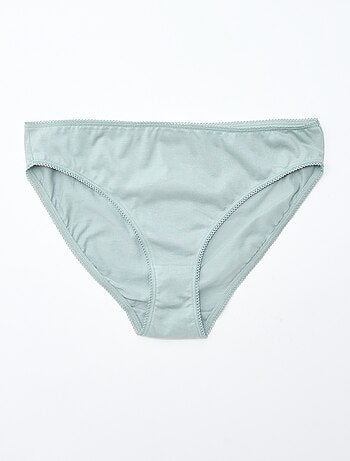 Lote de 5 cuecas em algodão lisas