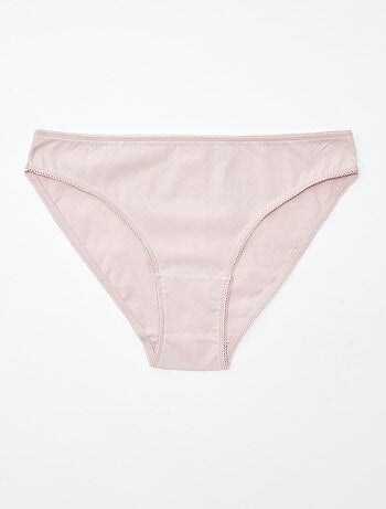 Lote de 5 cuecas para mulher - lisas e estampadas