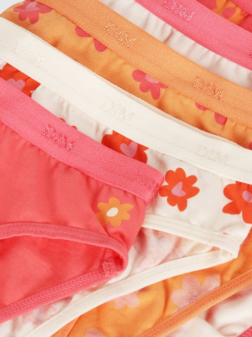 Lote de 5 cuecas para mulher 'Dim' estampado - Kiabi