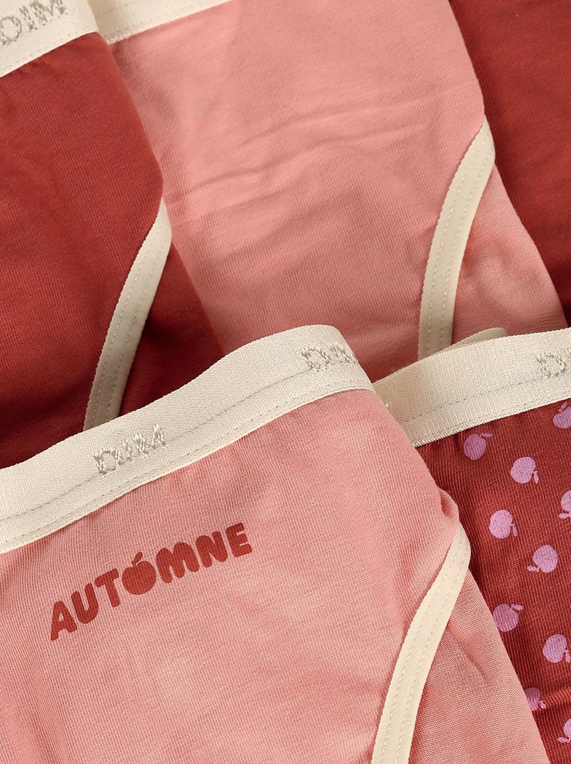 Lote de 5 cuecas para mulher 'DIM' ROSA - Kiabi