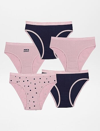 Lote de 5 cuecas para mulher 'DIM'