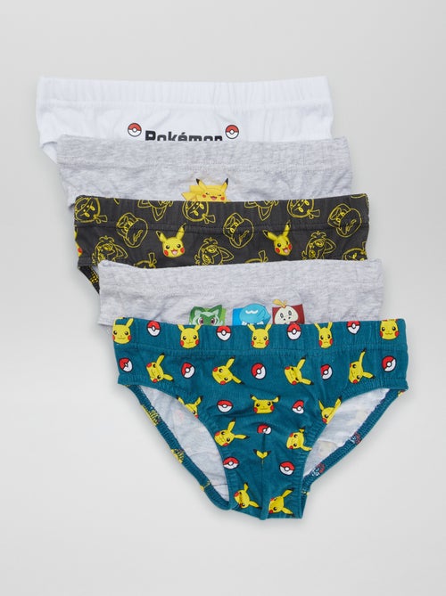 Lote de 5 cuecas 'Pokémon' - Kiabi