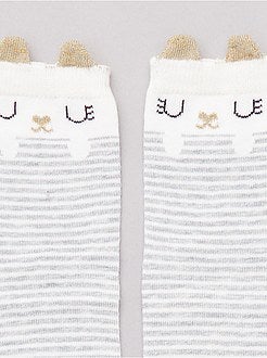 Lote de 5 pares de meias 'animal' - Kiabi